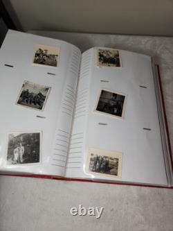 Album photo avec des photos vintage originales de la Seconde Guerre mondiale allemandes, plus de 170 photos de l'armée, de la marine et de l'air.