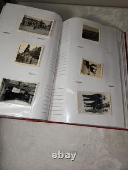 Album photo avec des photos vintage originales de la Seconde Guerre mondiale allemandes, plus de 170 photos de l'armée, de la marine et de l'air.