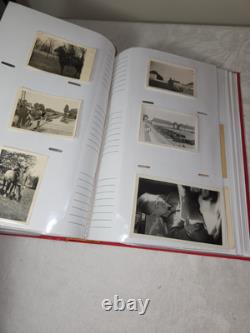Album photo avec des photos vintage originales de la Seconde Guerre mondiale allemandes, plus de 170 photos de l'armée, de la marine et de l'air.