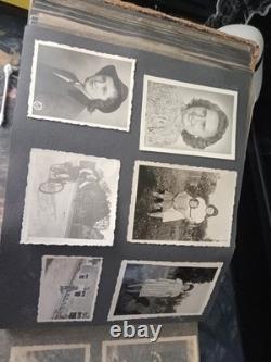 Album photo original de la Wehrmacht allemande de la Seconde Guerre mondiale, de l’avant-guerre au milieu de la guerre