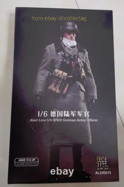 Alerte Ligne 1/6 Al100035 Figurine d'Action Officier de l'Armée Allemande de la Seconde Guerre Mondiale En Stock
