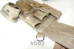 Allemand Army Ww2 Wwii Repro Afrikakorps Pochettes De 9mm Pour 6 Mags Inv #cp