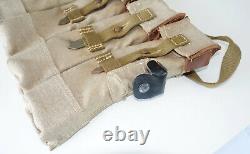 Allemand Army Wwii Repro Kurtz 8mm Ammo Pouches Aged Renforced Sangle Arrière Inv#e18