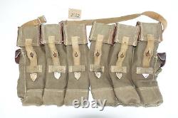 Allemand Army Wwii Repro Kurtz 8mm Ammo Pouches Aged Renforced Sangle Arrière Inv#e22
