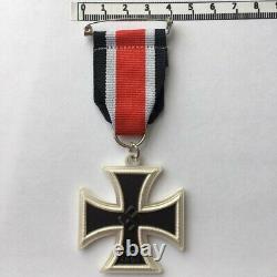 Allemand Iron Cross 1939 Medal Ribbon Militaire Ww2 2ème Classe Repro Armée Badge
