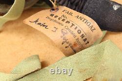 Ancien Masque À Gaz De L'armée Roumaine Ww2 Wwii Date 1939 Avec Étiquette