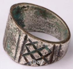 Anneau de la Wehrmacht Allemande Croix des Balkans WWII Force de l'Armée Allemande Gothique Horrifique