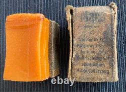 Armée allemande Seconde Guerre mondiale kit de campagne allemand vintage brosse et set de couture avec pochette M