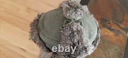 Armée allemande WW2 Chapeau original en fourrure d'hiver