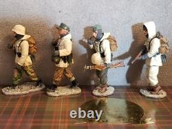 Armée allemande de la Seconde Guerre mondiale Batstone Winter'44 King & Country BBG014 lot de 4 (RETIRÉ)