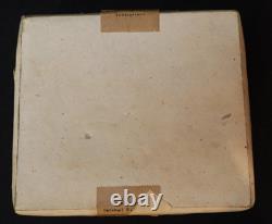 Armée allemande de la Wehrmacht de la Seconde Guerre mondiale, boîte non ouverte de papier à rouler, fabriqué en Tchécoslovaquie, RARE