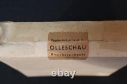 Armée allemande de la Wehrmacht de la Seconde Guerre mondiale, boîte non ouverte de papier à rouler, fabriqué en Tchécoslovaquie, RARE
