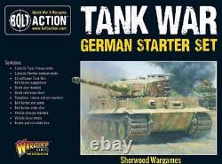 Armée de départ Warlord Games pour les chars allemands de la Seconde Guerre mondiale, échelle 28mm, Bolt Action, BNIB
