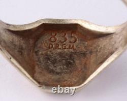 Artillerie navale Nordsee 835 argent anneau allemand de la Seconde Guerre mondiale WWII Mer du Nord Allemagne Armée W