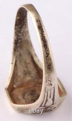 Artillerie navale Nordsee 835 argent anneau allemand de la Seconde Guerre mondiale WWII Mer du Nord Allemagne Armée W