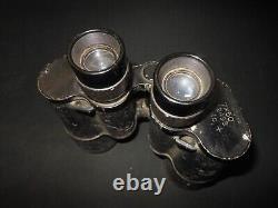 BINOCULAIRES CARL ZEISS 7x50 DE L'ARMÉE ALLEMANDE DE LA SECONDE GUERRE MONDIALE TRÈS RARE