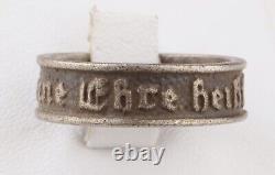 Bague Tankmans de la Seconde Guerre mondiale GERMAN ww2 TANK Panzer en argent sterling 835 Armée WEHRMACHT Art