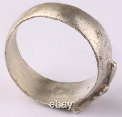 Bague allemande 1942 Force Wehrmacht Armée WWII Pistolet Parabellum Luger P08 T12