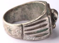 Bague allemande WWII Billet de banque 1 Rentenmark 1937 Berlin WW2 Pendentif Armée Wehrmacht