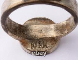 Bague allemande de la Seconde Guerre mondiale Pendentif Allemagne mitrailleuse MP-40 armée Wehrmacht