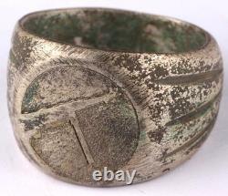 Bague allemande de la Seconde Guerre mondiale Pendentif MP-40 mitrailleuse Armée Wehrmacht