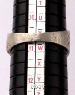 Bague allemande de la Seconde Guerre mondiale en argent 830, insigne photo ours de la Wehrmacht de l'armée allemande