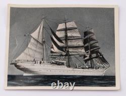 Bague allemande de la Seconde Guerre mondiale, miniature de cuirassé de la WWII, armée allemande Wehrmacht, force gothique