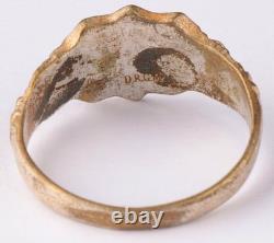 Bague allemande de mécanicien de signal 1941 de la Seconde Guerre mondiale Wehrmacht Force gothique