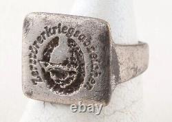 Bague de bateau de la KRIEGSMARINE de la Seconde Guerre mondiale Marine allemande Marine ww2 WEHRMACHT Armée allemande MILITAIRE