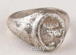 Bague de char WWII ALLEMAND ww2 WEHRMACHT Force blindée Panzer ALLEMAGNE Armée MILITAIRE