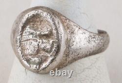 Bague de char WWII ALLEMAND ww2 WEHRMACHT Force blindée Panzer ALLEMAGNE Armée MILITAIRE