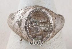 Bague de char WWII ALLEMAND ww2 WEHRMACHT Force blindée Panzer ALLEMAGNE Armée MILITAIRE