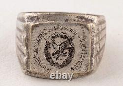 Bague de la Luftwaffe de la Seconde Guerre mondiale FORCE aérienne allemande ww2 WEHRMACHT ALLEMAGNE Armée MILITAIRE Soldat