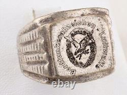 Bague de la Luftwaffe de la Seconde Guerre mondiale FORCE aérienne allemande ww2 WEHRMACHT ALLEMAGNE Armée MILITAIRE Soldat