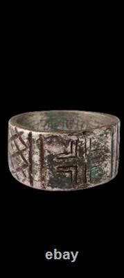 Bague de la Wehrmacht allemande Croix des Balkans WWII Taille 7 de l'armée allemande