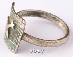 Bague de pilote allemand Luftwaffe WW2 pendentif bombardier bimoteur Allemagne ensemble armée WWII