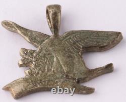 Bague sigillaire de l'armée avec aigle allemand en argent, pendentif Tirol pendant la Seconde Guerre mondiale, taille 11.5.