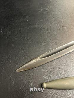 Baïonnette allemande K98 de la Seconde Guerre mondiale, S/175 G 1935 9042 f 288 a, fourreau de guerre de l'armée