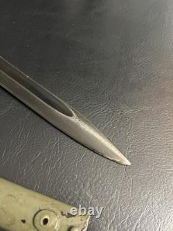 Baïonnette allemande K98 de la Seconde Guerre mondiale, S/175 G 1935 9042 f 288 a, fourreau de guerre de l'armée