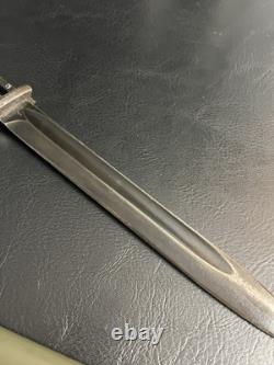 Baïonnette allemande K98 de la Seconde Guerre mondiale, S/175 G 1935 9042 f 288 a, fourreau de guerre de l'armée