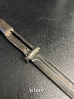 Baïonnette allemande K98 de la Seconde Guerre mondiale, S/175 G 1935 9042 f 288 a, fourreau de guerre de l'armée