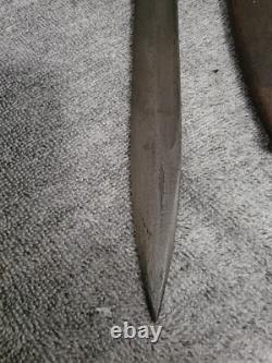 Baïonnette de champ K98 de l'armée allemande de la Seconde Guerre mondiale 'EuF Horster' avec fourreau Carl Eickhorn c-x