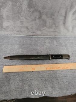Baïonnette de champ K98 de l'armée allemande de la Seconde Guerre mondiale 'EuF Horster' avec fourreau Carl Eickhorn c-x