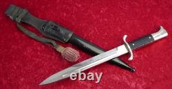 Baïonnette de pompier allemande de la WWII, lame de police de feu, couteau de l'armée américaine de la WWII, Polizei