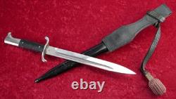 Baïonnette de pompier allemande de la WWII, lame de police de feu, couteau de l'armée américaine de la WWII, Polizei