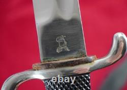 Baïonnette de pompier allemande de la WWII, lame de police de feu, couteau de l'armée américaine de la WWII, Polizei