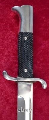 Baïonnette de pompier allemande de la WWII, lame de police de feu, couteau de l'armée américaine de la WWII, Polizei