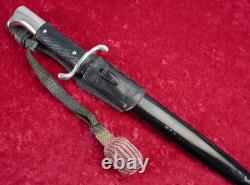 Baïonnette de pompier allemande de la WWII, lame de police de feu, couteau de l'armée américaine de la WWII, Polizei