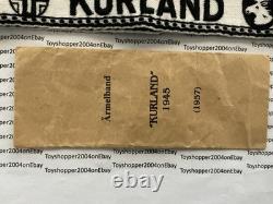 Bande de poignet de vétéran de la Bundeswehr allemande de la Seconde Guerre mondiale 1957 Kurland avec sac