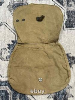 Bandeau original de la Seconde Guerre mondiale WWII sac à pain de l'armée allemande couleur kaki tropicale.